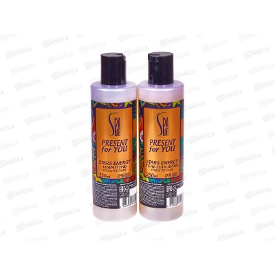 PRESENT for YOU Stars Energy 584 подарочный набор (шампунь250мл+гель душ) муж *7 PRESENT for YOU Stars Energy 584 подарочный набор (шампунь250мл+гель душ) муж *7