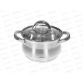 Кастрюля Lara Cимфония нержавеющая сталь LR02-460 16*10,5см 2,1л индук все вид плит