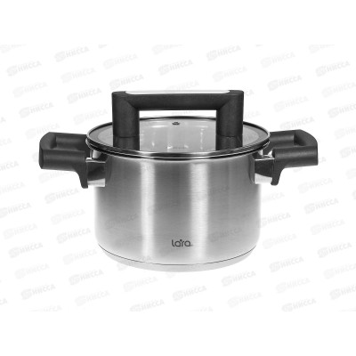 Кастрюля Lara Cириус нержавеющая сталь LR02-451 18*11,5см 2,9л индук все вид плит