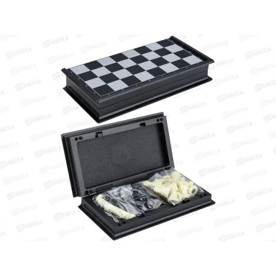 Игра 2 в 1 на магните (шахматы, шашки) FCJ1344750 (15х15х1,5см)