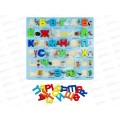 Деревянная игрушка. Алфавит (30х30см), И-0407 Деревянная игрушка. Алфавит (30х30см), И-0407