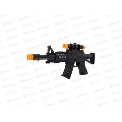 Автомат 3102360 (35х4х18см) свет, звук, черный, в пакете