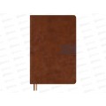 Ежедневник 2026 ФЕН А5 176л. Тиволи глосс кожзам. Коричневый. 70240