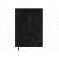 Ежедневник 2026 ФЕН А6 176л. Тиволи глосс кожзам. Черный. мягкий переплет 70297  *15