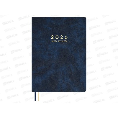 Еженедельник 2026 ФЕН Тиволи делавэ. Синий А4 80л., 70329 *20