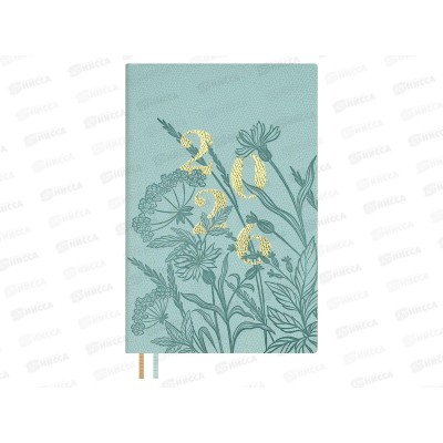 Еженедельник 2026 ФЕН Джут мятный. А6+ 96л., 70340 *20