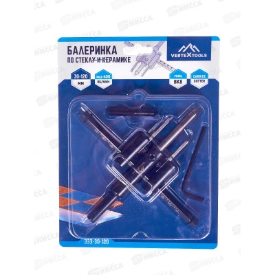 Балеринка по керамике 30-120мм, 333-30-120   *6