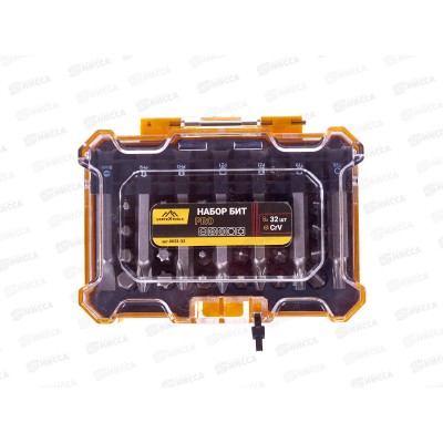 Набор Бит Vertextools 32 предмета, адаптер, 0033-32    *6