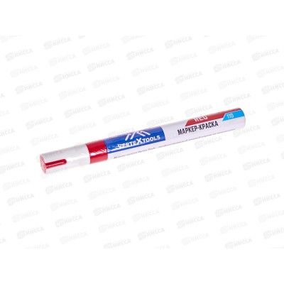 Маркер-краска строительный Красный, 0020-03   *12/144