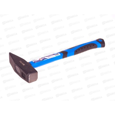 Молоток 1000г слесарный,фибергласовая обрезиненная рукоятка, 10-20-1000    *6/24