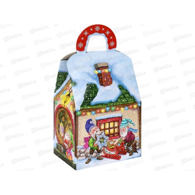 Коробка для конфет MI Домик "В гостях у Гномиков (1000г), ПП-5884