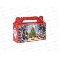 Коробка для конфет MI Сундучок Чаепитие в лесу (500г), ПП-6249