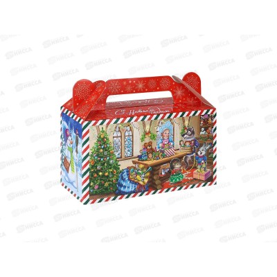 Коробка для конфет MI Сундучок ДМ и Внучка готовят подарки (500г), ПП-6256