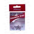 Карабин Namazu INSURANCE SNAP, цв. BN, р. 3, test-23 кг (уп. 5 шт) Карабин Namazu INSURANCE SNAP, цв. BN, р. 3, test-23 кг (уп. 5 шт)