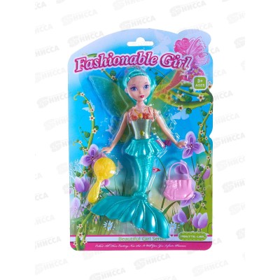 Набор "Секреты принцессы" 3094911 кукла-русалочка, на блистере