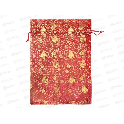 Мешочек из органзы 300*200мм НГ Шарики *50/250