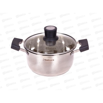 Кастрюля 3,0л SA-P8020 STANDART 20см нержавеющая сталь Кастрюля 3,0л SA-P8020 STANDART 20см нержавеющая сталь