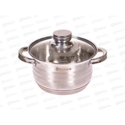 Кастрюля 2,5л SA-P7018 STYLE 18см нерж Кастрюля 2,5л SA-P7018 STYLE 18см нерж