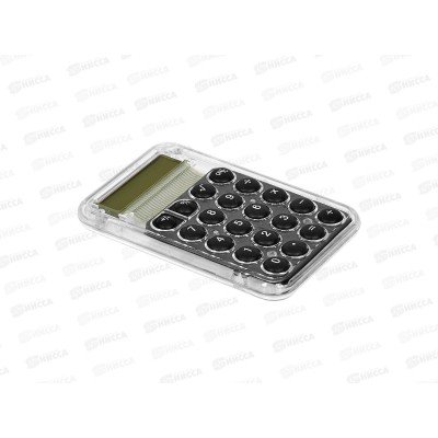 Калькулятор Basir 8раз. Детский прозрач. черный KK-1020-2 *1