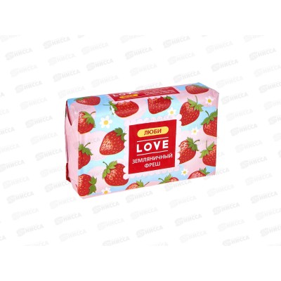 Love крем-мыло Земляничный фреш 180г, 1202-2  *18