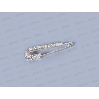 Булавка-брошь жемчуг стразы в асс №1573