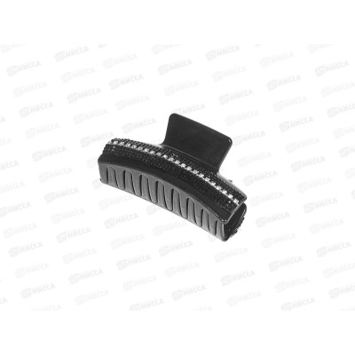 Краб пластик 9см со стразами черный в асс №347