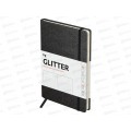 Ежедневник BG недат. А6 Glitter Black ,61228*10