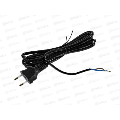 Провод с евроштекером 2,0м 2,5А черный duwi 28565
