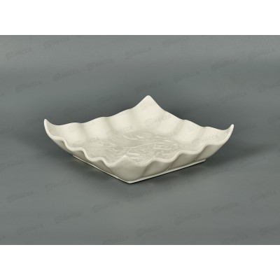 Тарелка десертная 9006 20*20см форма квадрат