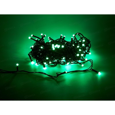 Гирлянда 10м вьюн 100LED зеленый 8реж 384-216 г Гирлянда 10м вьюн 100LED зеленый 8реж 384-216 г