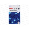 Гирлянда 30м вьюн 300LED синий 8реж 384-225 г