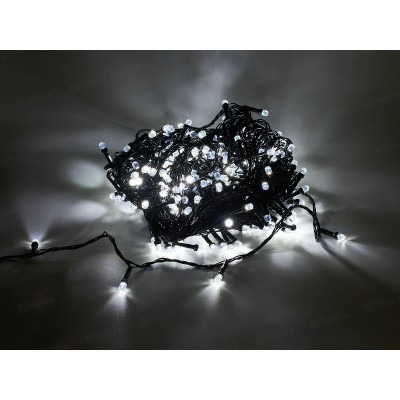 Гирлянда 30м вьюн 300LED белый 8 режимов  384-244 г