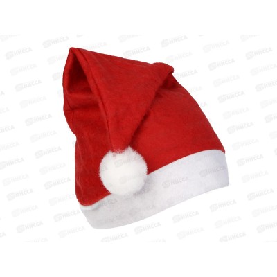 Колпак новогодний 28*36см красный 388-076 г