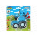 Игрушка-антистресс тянучка с воздухом, Синий трактор, 8см, XIB-BT05-AR-RU *12
