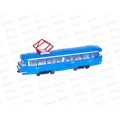 Трамвай СТ12-463-2-BL-WB "ТЕХНОПАРК" металл 18см, инерц. в коробке
