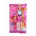 Кукла с аксессуарами 2384627, 3вида, на блистере 30*18*3см Кукла с аксессуарами 2384627, 3вида, на блистере 30*18*3см