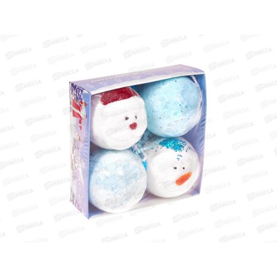 Набор шипучей соли для ванн 480г Сказочное настроение НГ 24 *4 Набор шипучей соли для ванн 480г Сказочное настроение НГ 24 *4