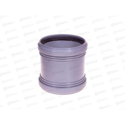 Муфта кан. серый 110 Jakko (двухраструбная) *60 Муфта кан. серый 110 Jakko (двухраструбная) *60