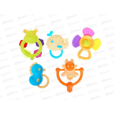 Набор погремушек 2989070 (5шт), в пакете 27,5*25см Набор погремушек 2989070 (5шт), в пакете 27,5*25см