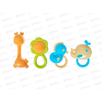 Набор погремушек 2989077 (4шт), в пакете 21,5*22см