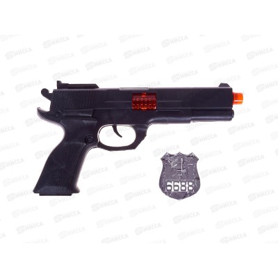 Набор "Полиция" 3086941 (пистолет+значок) в пакете 30*17*3,5см Набор "Полиция" 3086941 (пистолет+значок) в пакете 30*17*3,5см