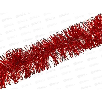 Мишура 2м 13см &quotИскристое сияние&quot красный, AL-836-2 *240