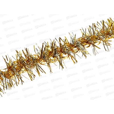 Мишура 2м 9см &quotОгонек&quot золото/серебро, AL-836-9 *800