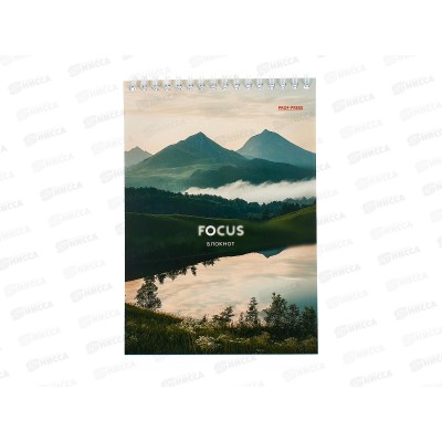 Блокнот ПП 60л А5 Природа в фокусе, ассорти, гребень, Б60-7208 *64