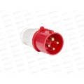 Вилка переносная EKF 3P+PE 16А 380В IP44, 014
