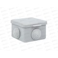 Коробка распределительная КМР-030-036 с крышкой пылевлагозащитная 65*65*50мм  4 ввода, серая  *150