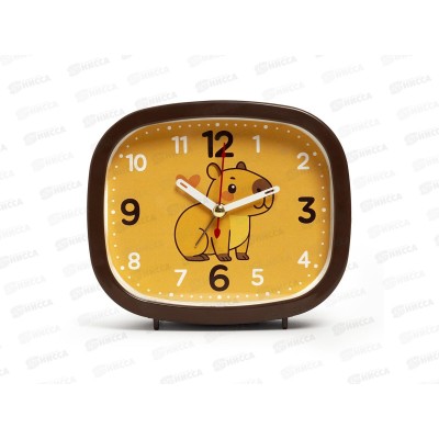 Будильник "21 Век" Классика Рубин В5-023 (20)Капибара (корич) Будильник "21 Век" Классика Рубин В5-023 (20)Капибара (корич)