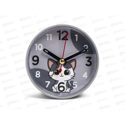 Будильник &quot21 Век&quot Котенок Рубин В7-037(40) корпус серый