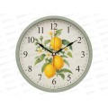 Часы настенные &quot21 Век&quot 3027-041 Лимоны, оливковый корпус