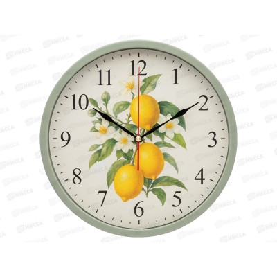 Часы "21 Век" 3027-041 Лимоны, оливк. корп. Часы "21 Век" 3027-041 Лимоны, оливк. корп.